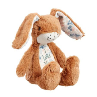 Livret Devine combien je t'aime Baby peluche Petit Lièvre Brun 20 cm